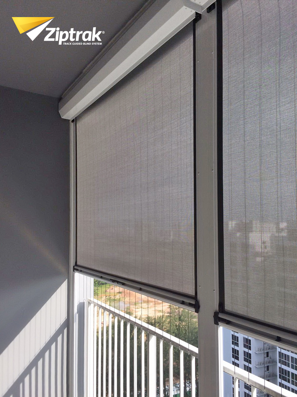 Genuine Ziptrak® blinds from Australia in Singapore at Lake Life - Ziptrak®